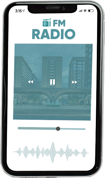 Real estate mobile app design mockup